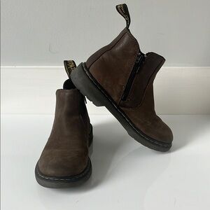 Dr. Martens Brown Leather Chelsea Style Boots Kids US Size 2 Girls